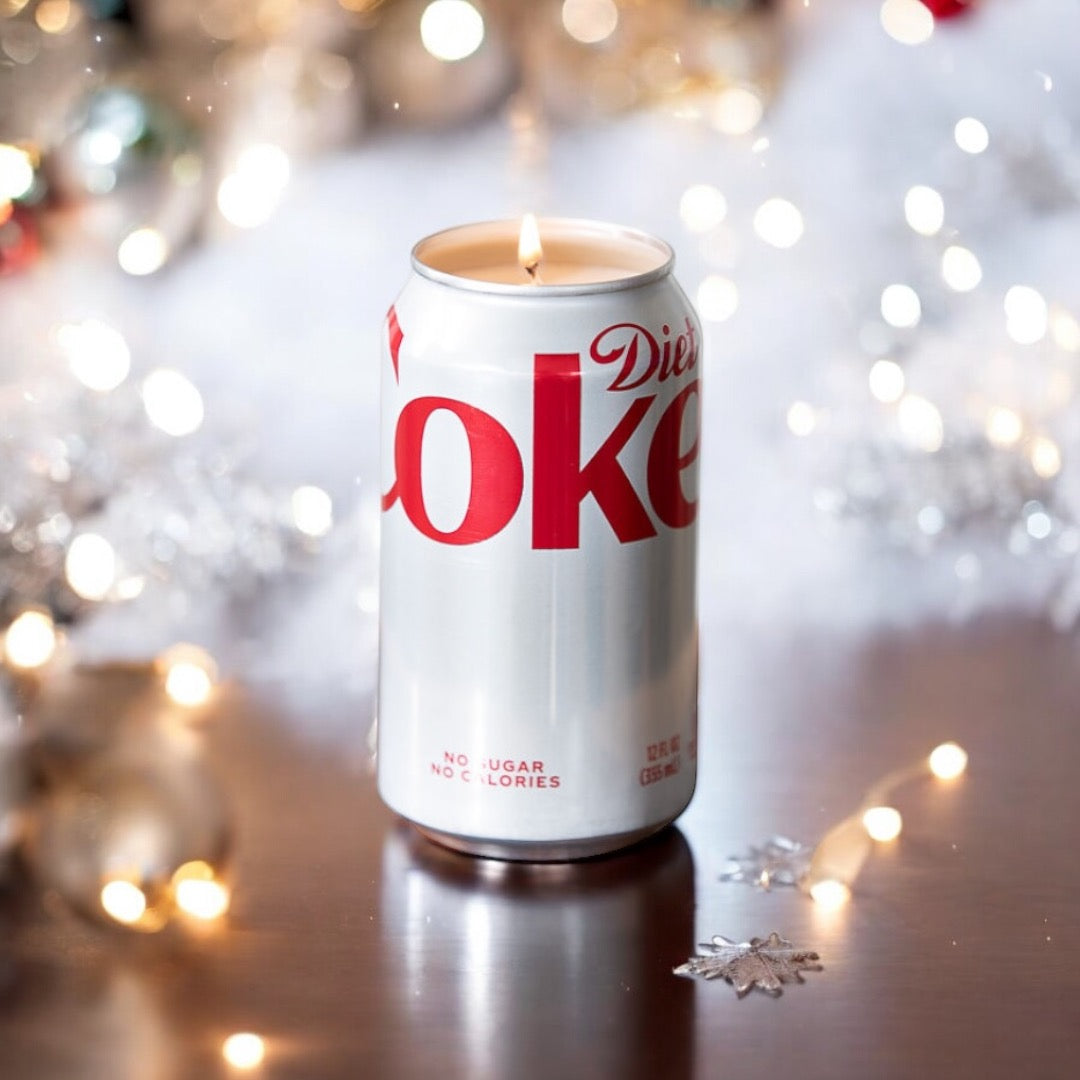 Diet Coke Soda Can Candle – Novelty Pop Candle with Cola Scent | Jolie West